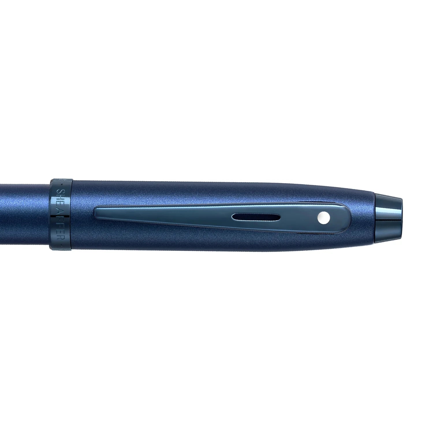 Sheaffer 100 Rollerball Pen Satin Blue With PVD Blue Trim