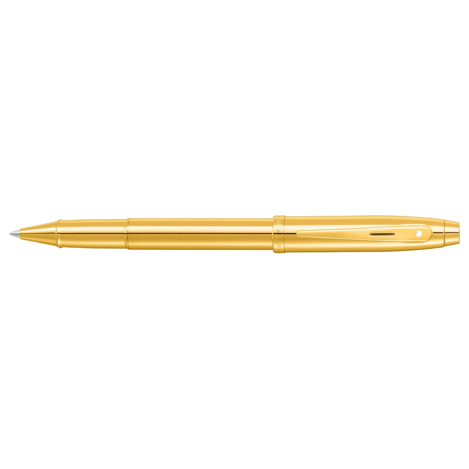 Sheaffer 100 Rollerball Pen PVD Gold With PVD Gold Trim