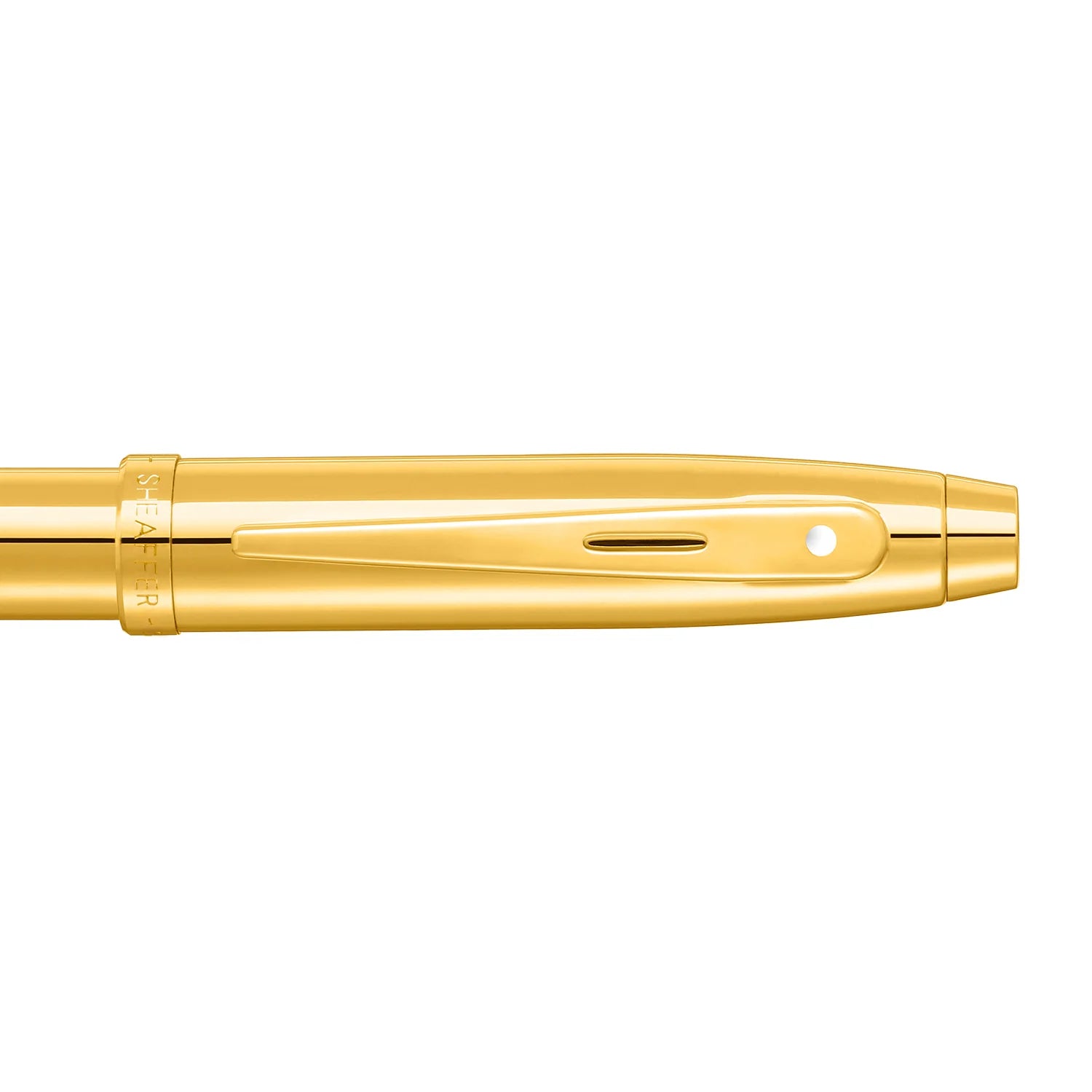 Sheaffer 100 Rollerball Pen PVD Gold With PVD Gold Trim