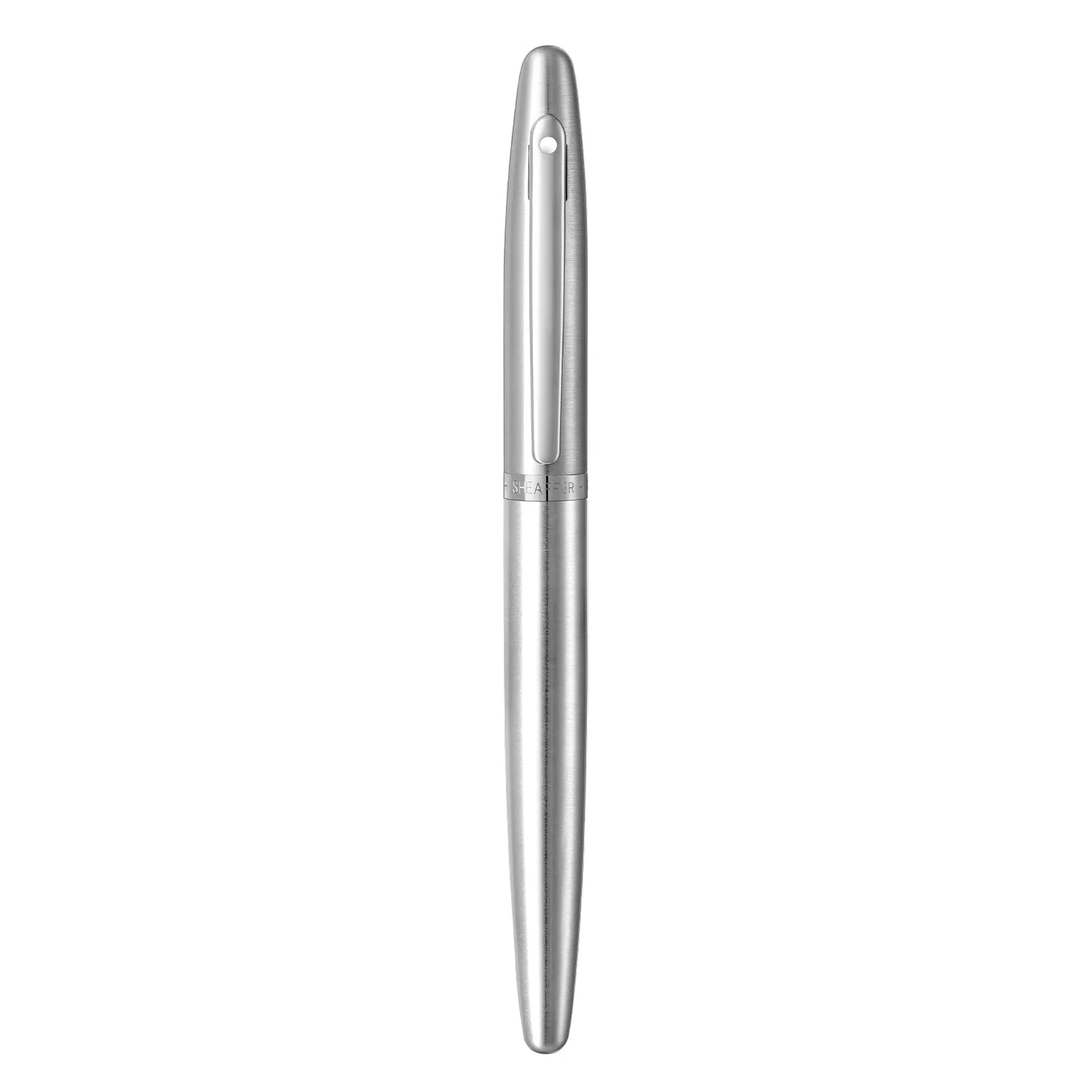 Sheaffer VFM Rollerball Pen Brushed Chrome With Chrome Trim