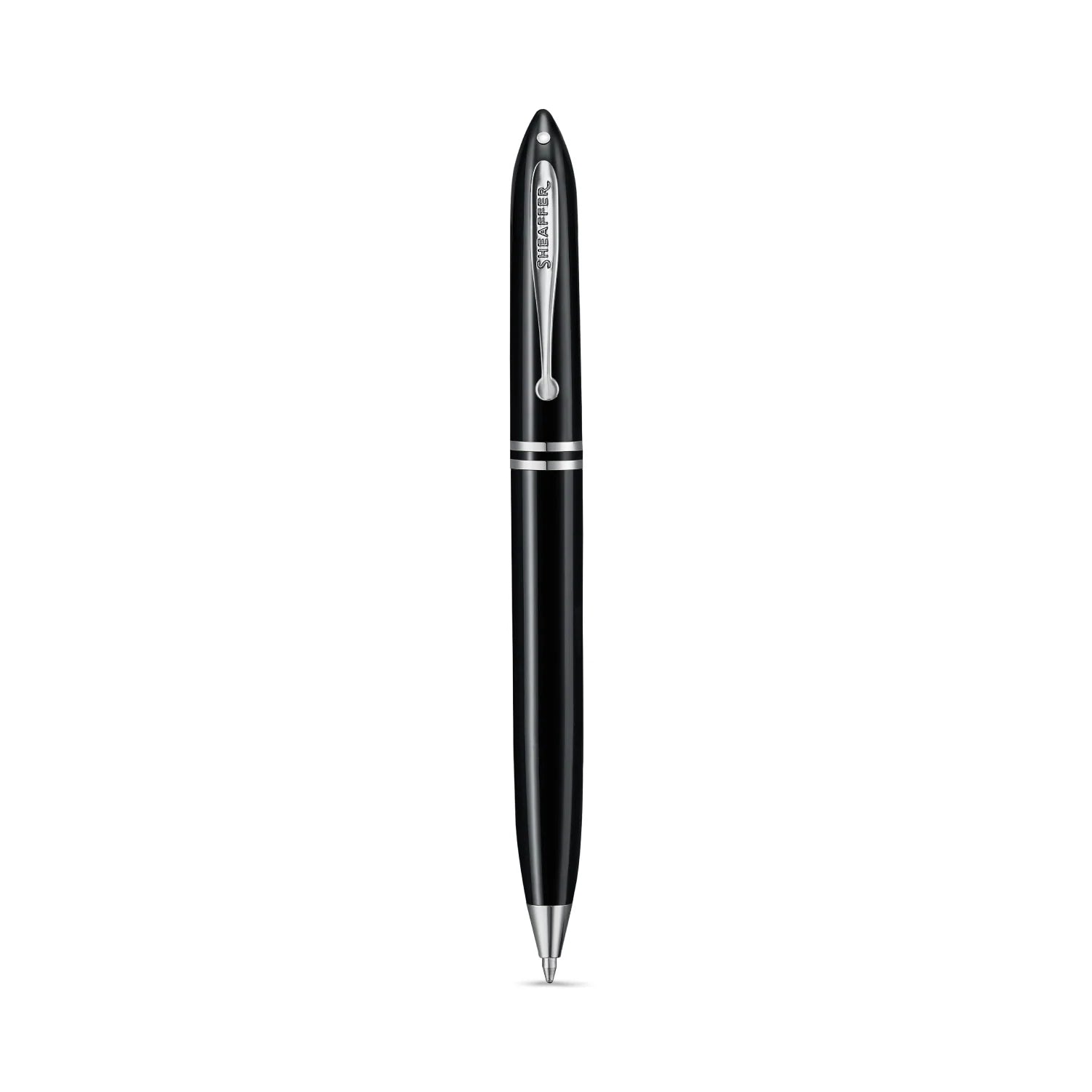 SHEAFFER BALANCE III GLOSSY BLACK AND CHROME TRIMS BALL PEN