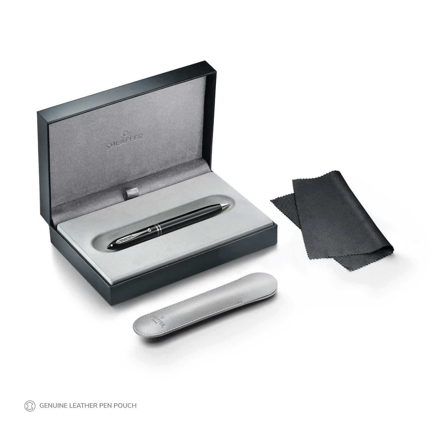 SHEAFFER BALANCE III GLOSSY BLACK AND CHROME TRIMS BALL PEN