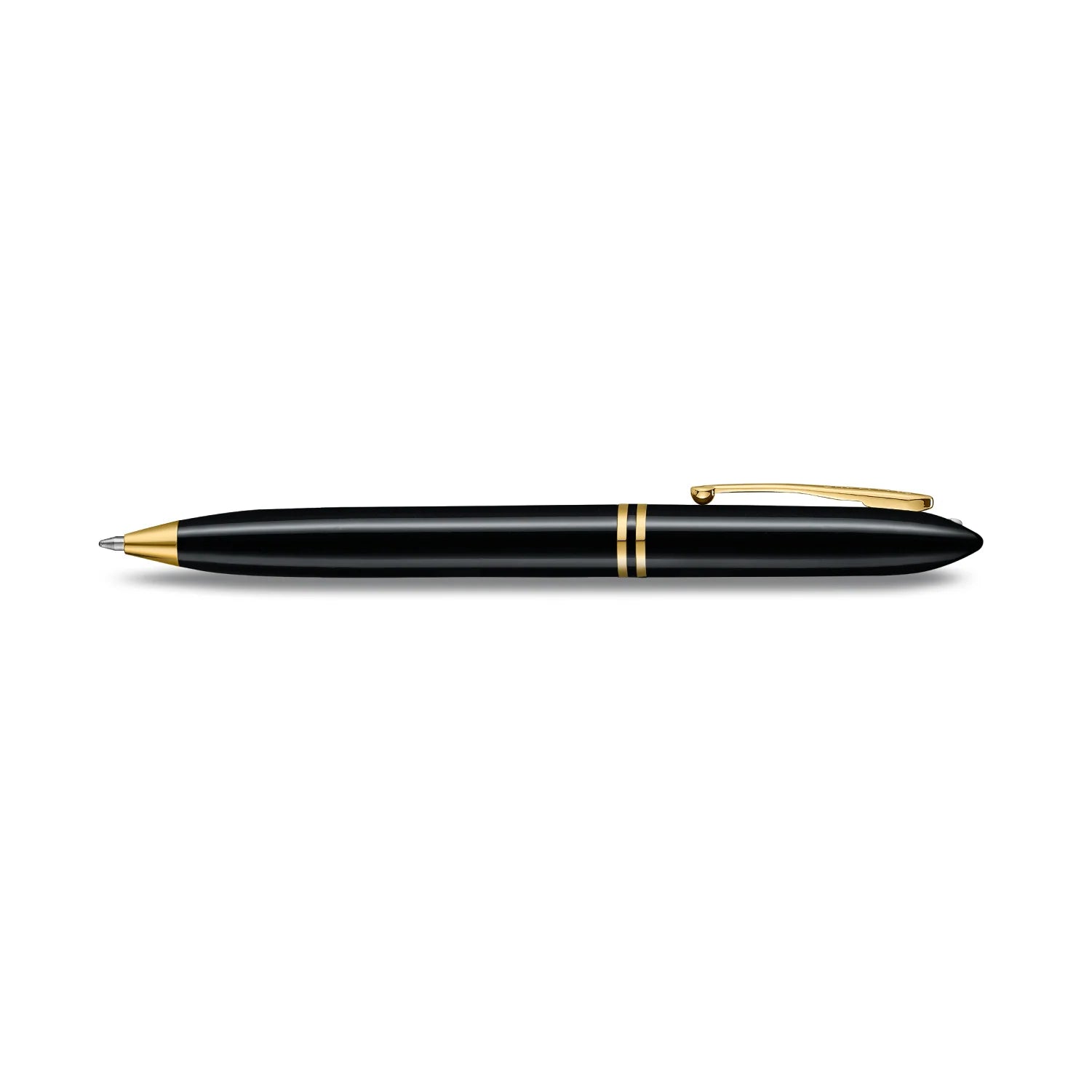 SHEAFFER BALANCE III GLOSSY BLACK AND GOLD TRIMS BALL PEN
