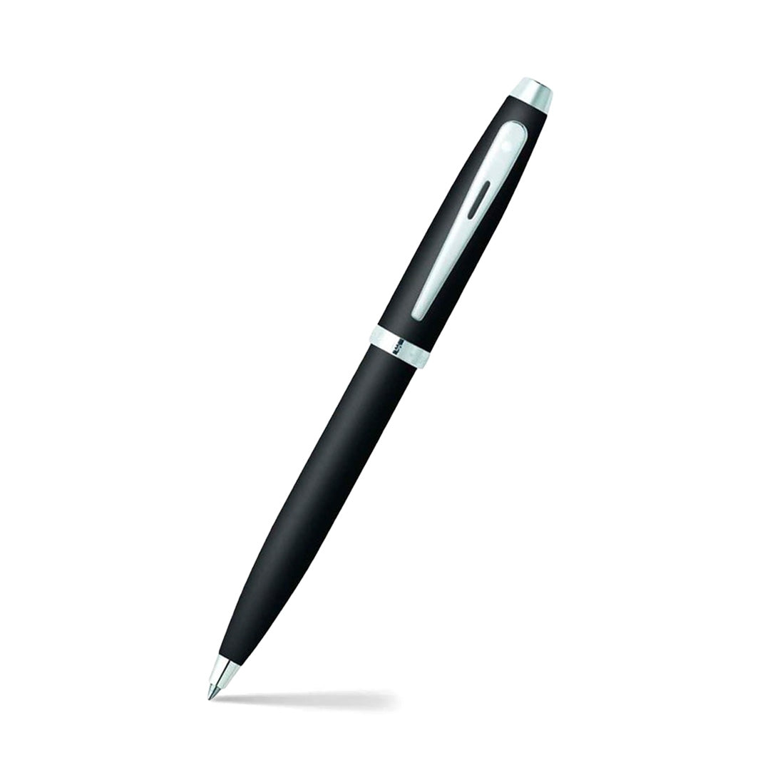 Sheaffer Gift Set ft. Matte Black S100  with Chrome Trim as Set of 2 pens -  Ballpoint Pen & Rollerball pen