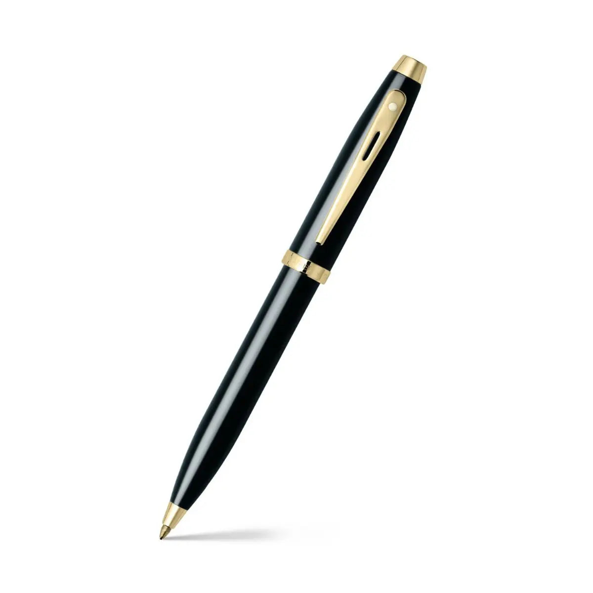 Sheaffer Gift Set ft. Glossy Black S100 with Gold Tone Trim as Set of 2 pens -  Ballpoint Pen & Rollerball pen