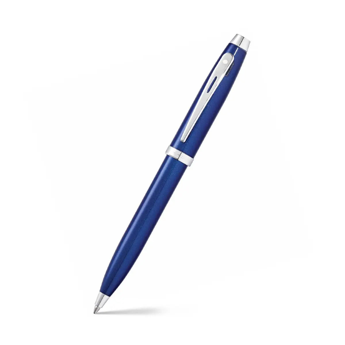 Sheaffer Gift Set ft. Glossy Blue S100 with Chrome Trim as Set of 2 pens -  Ballpoint Pen & Rollerball pen