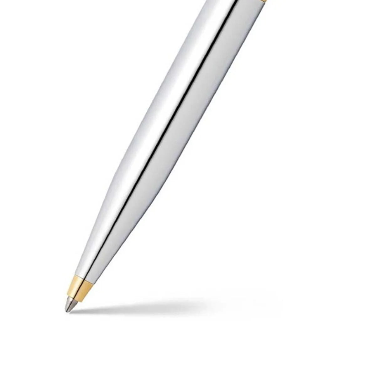 Sheaffer VFM Ballpoint Pen Chrome with Gold Trims