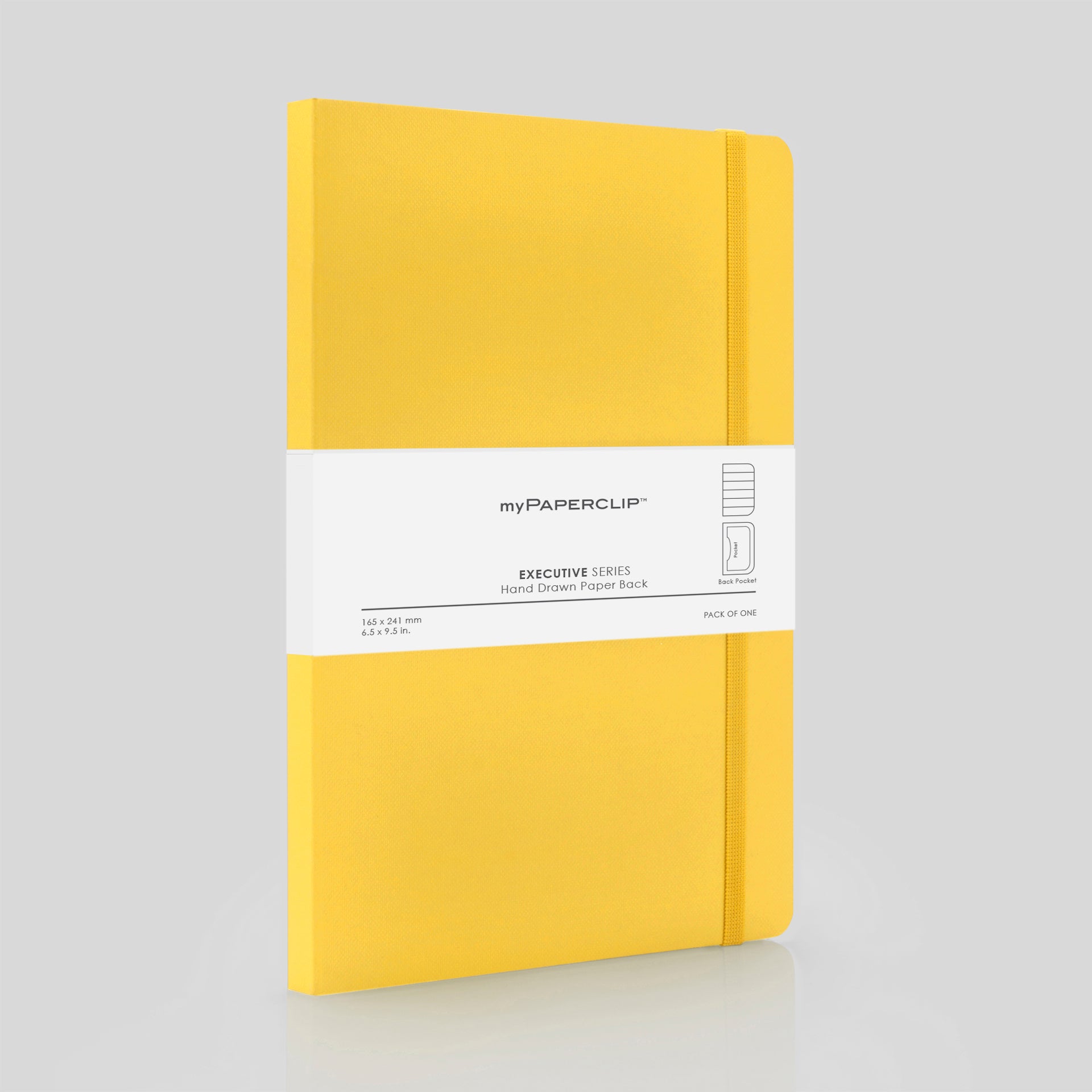 myPAPERCLIP Executive Series Notebook - A5 (With Back Pocket)