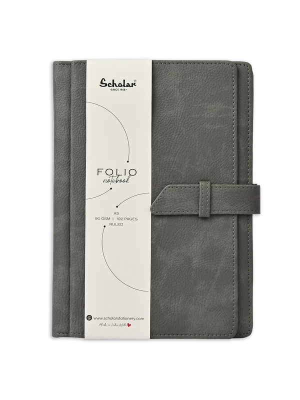 Scholar Folio Notebook - A5, Ruled