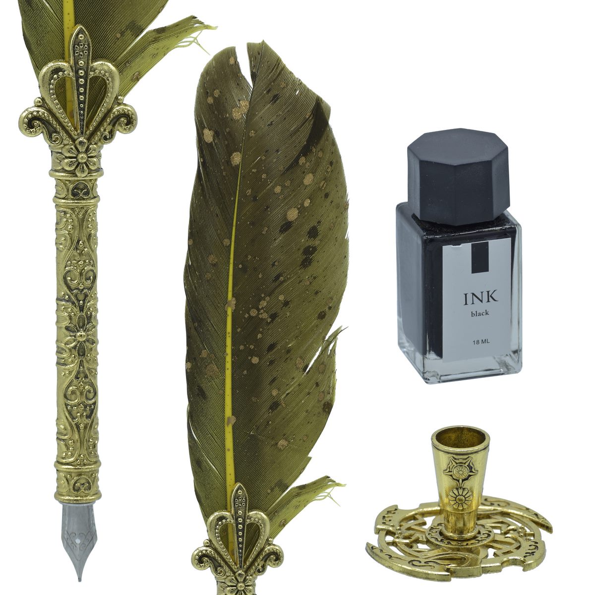 Feather Fountain Pen Set Of 3 Pics
