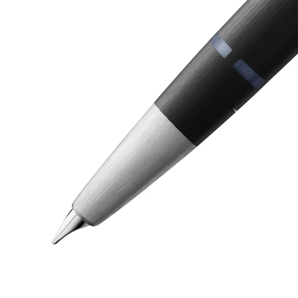 Lamy 2000 Fountain Pen Black With Matte Stainless Steel Trim