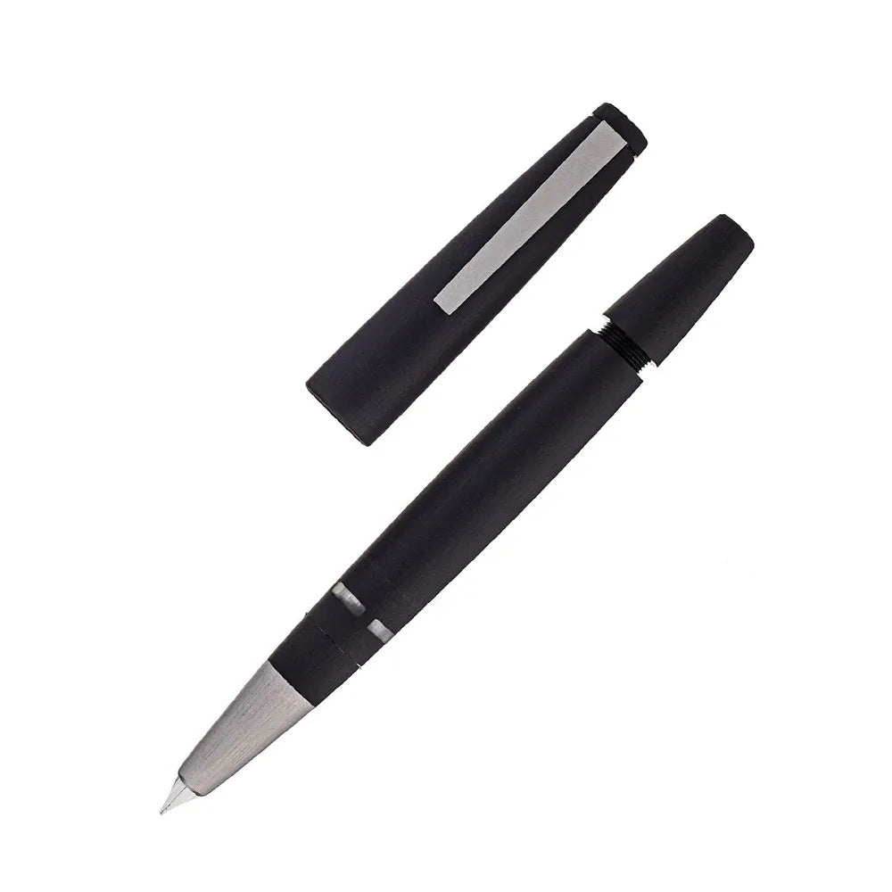 Lamy 2000 Fountain Pen Black With Matte Stainless Steel Trim