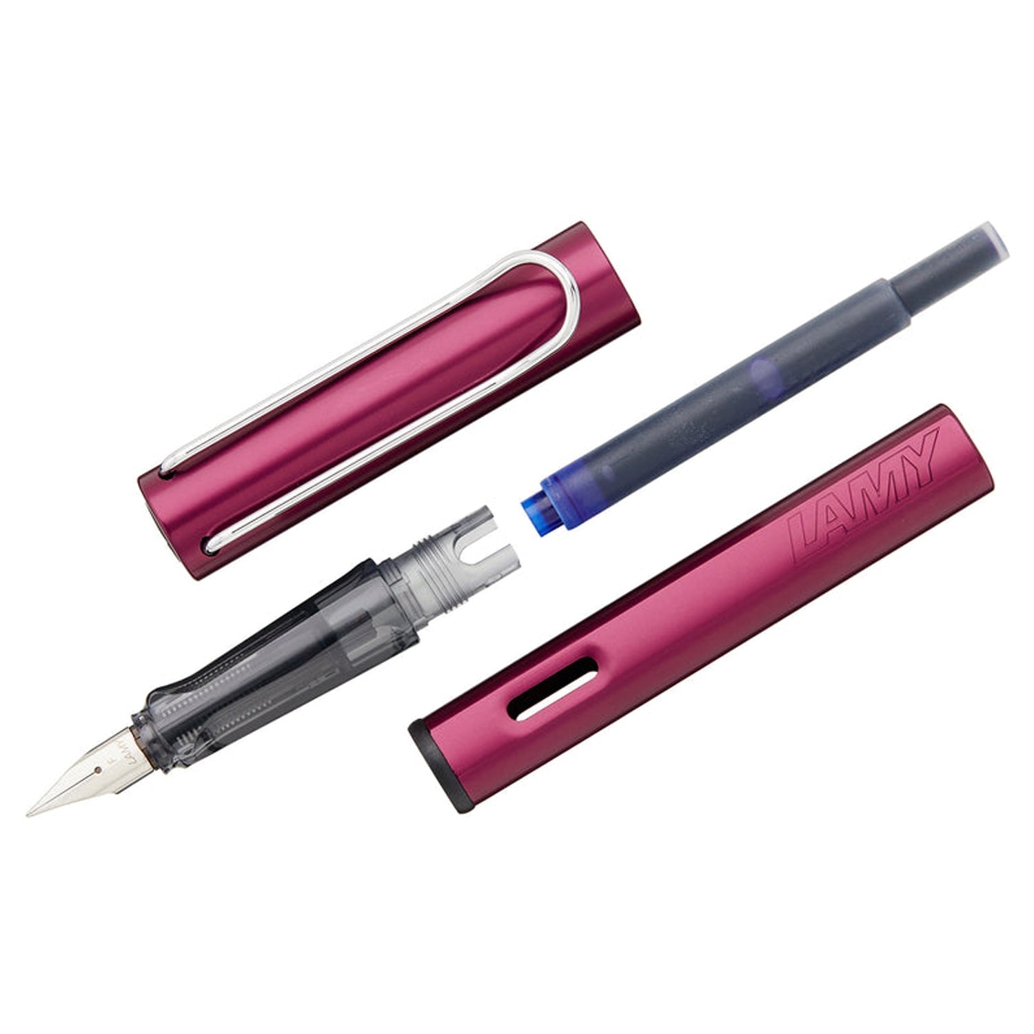 Lamy  AL Star Black Purple CT Fountain Pen