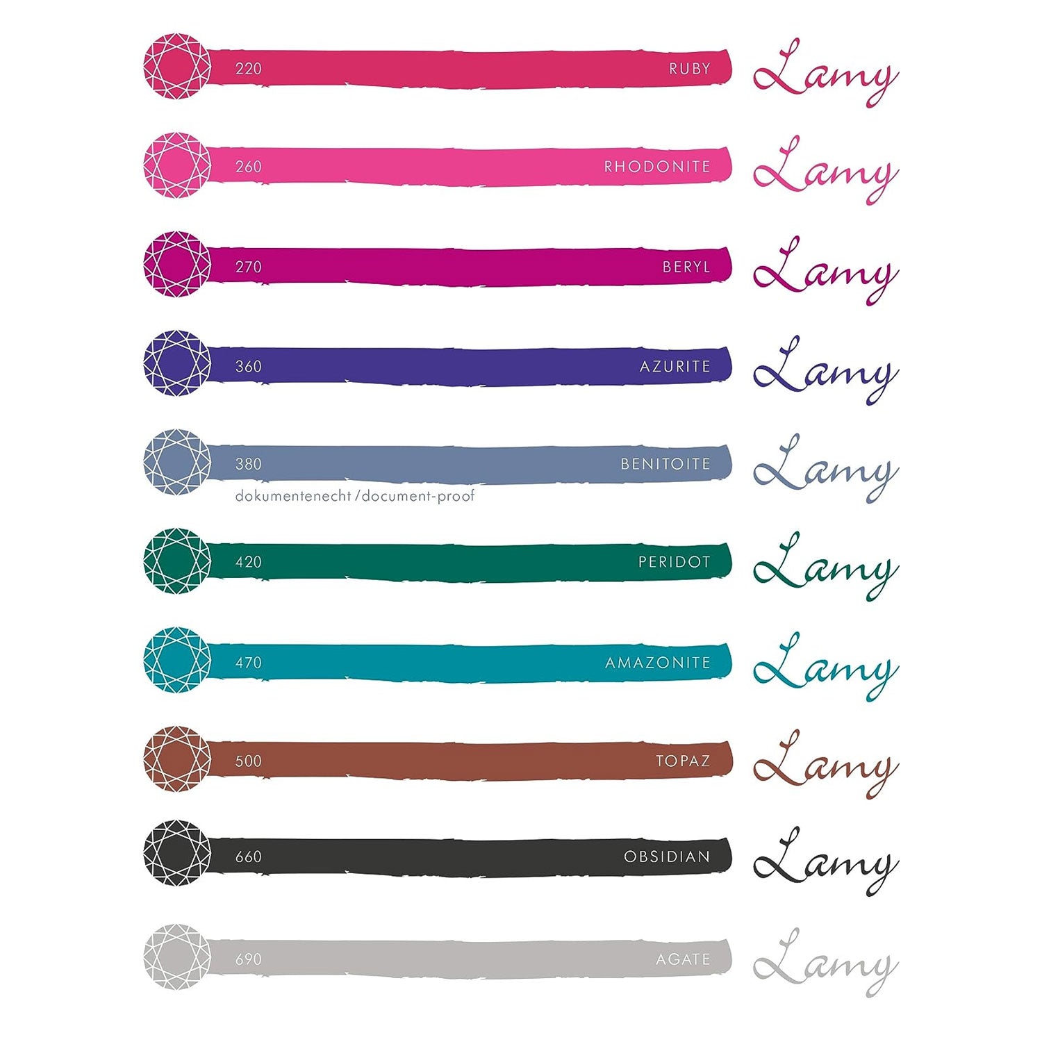 Lamy T53 Crystal Agate Ink Bottle - 30ml