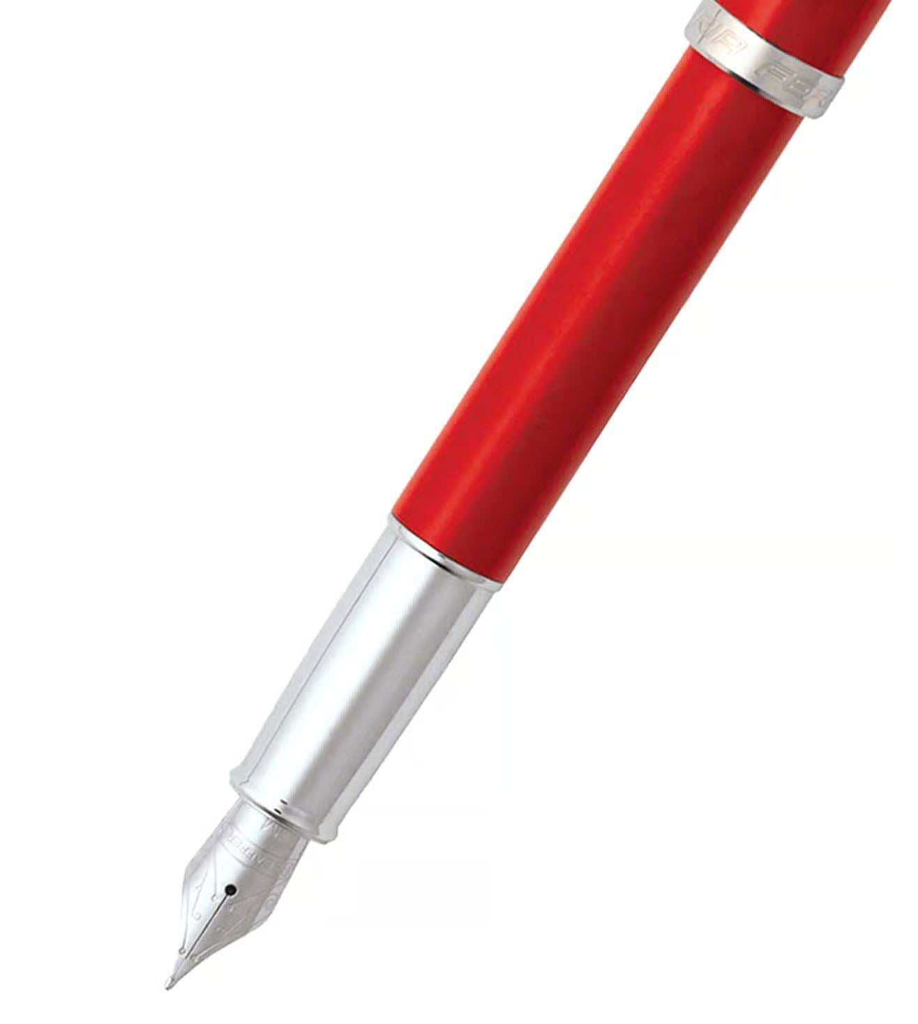 Sheaffer Ferrari 100 Fountain Pen - Red with Chrome Plated Trim