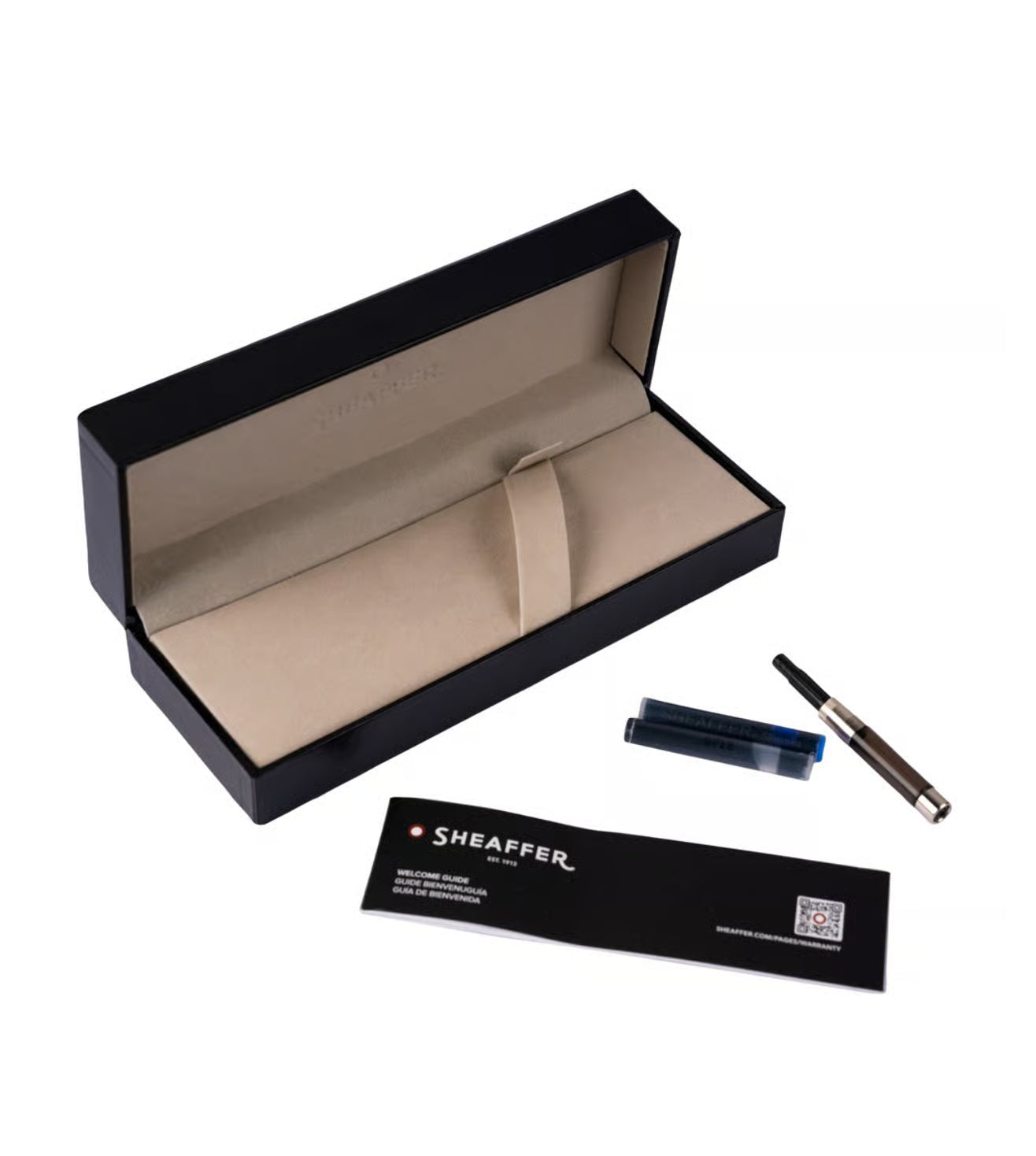 Sheaffer Ferrari 100 Fountain Pen - Red with Chrome Plated Trim