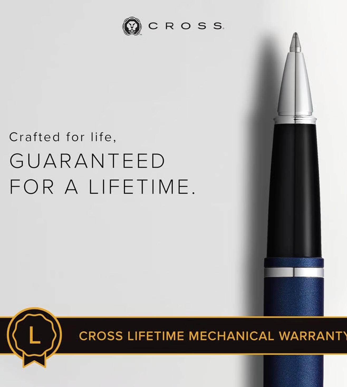 Cross Calais Matte Metallic Midnight Blue Rollerball Pen