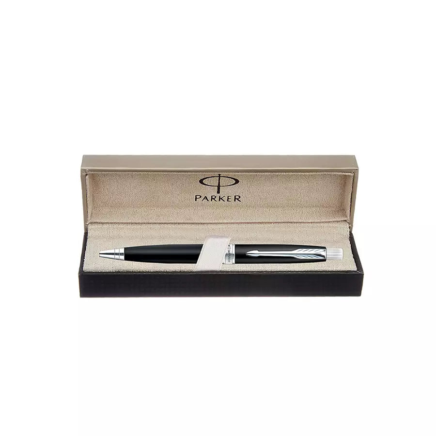 Parker Premium Aster Ring Matte Black CT Ballpoint Pen