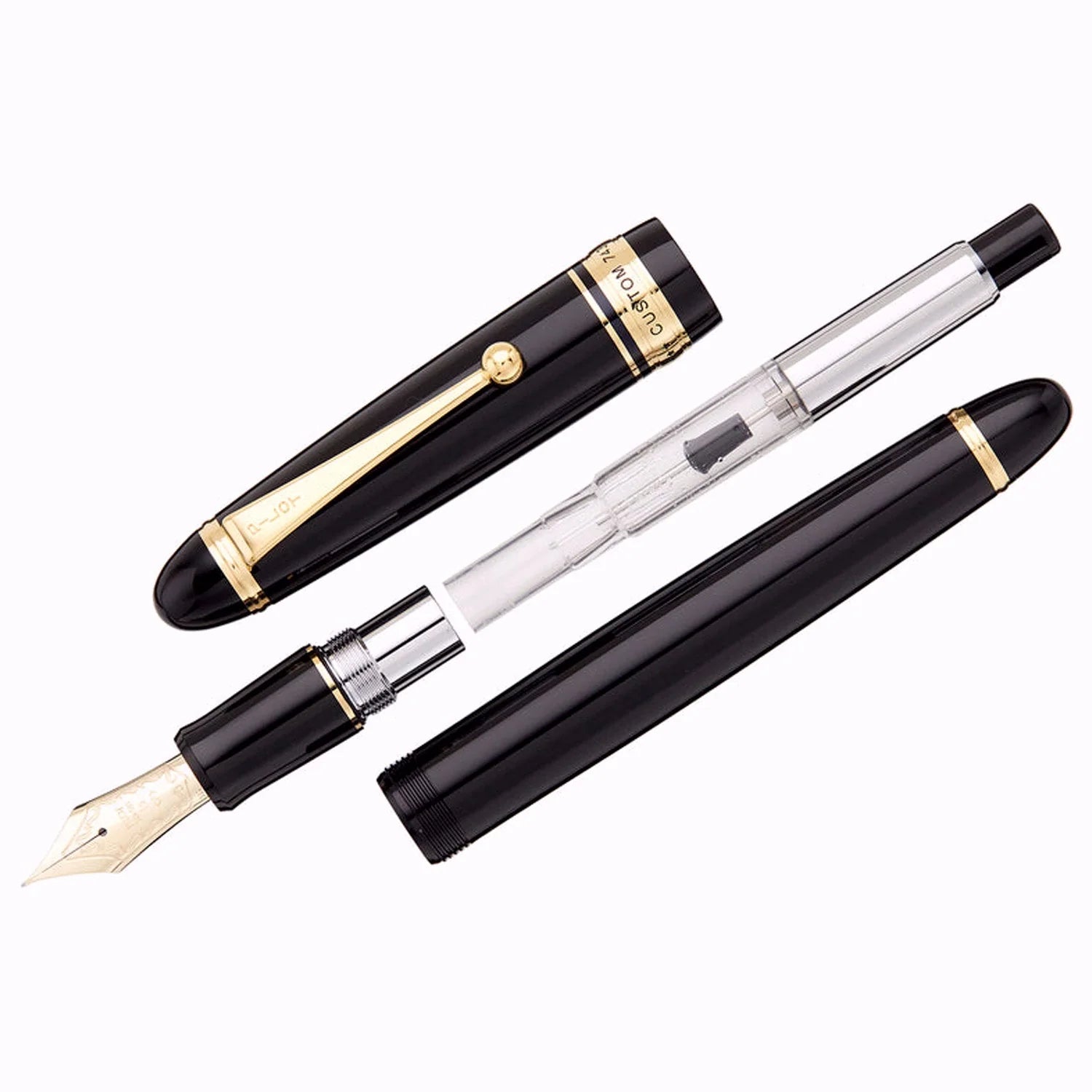 Pilot Custom 743 Black GT Fountain Pen