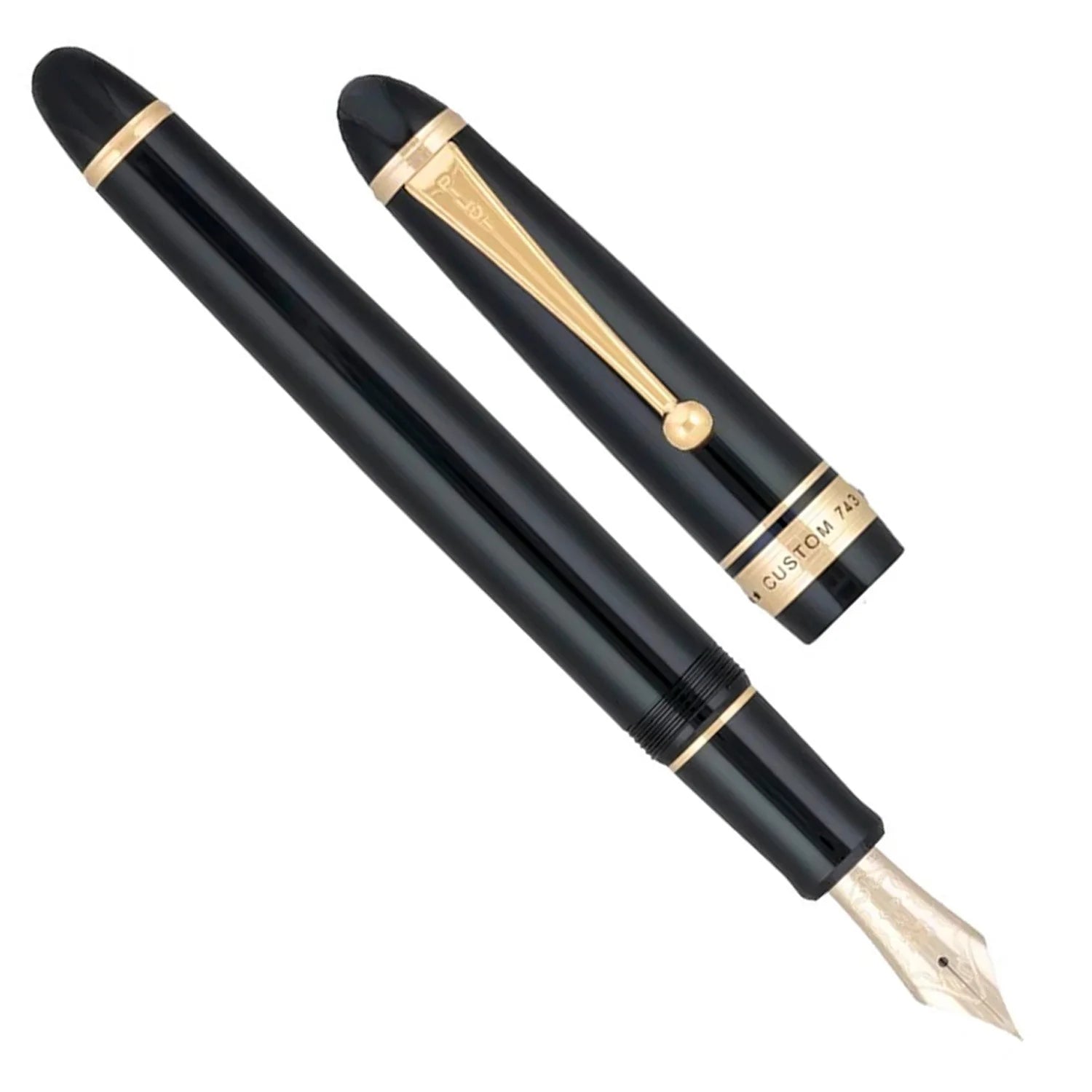Pilot Custom 743 Black GT Fountain Pen