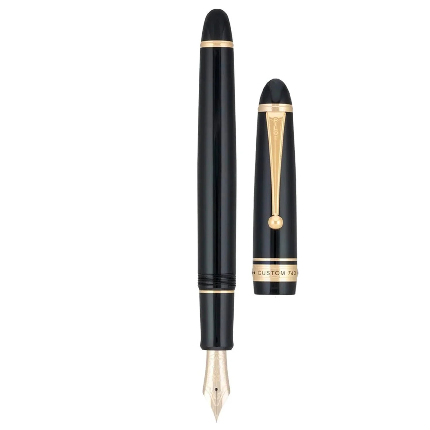 Pilot Custom 743 Black GT Fountain Pen