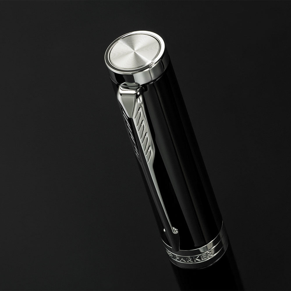 Parker Ingenuity Fountain Pen Black with Chrome Trim