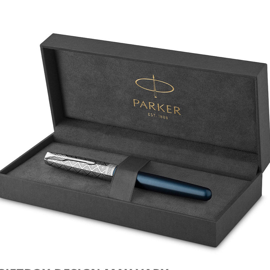 Parker Sonnet Fountain Pen Metal Blue