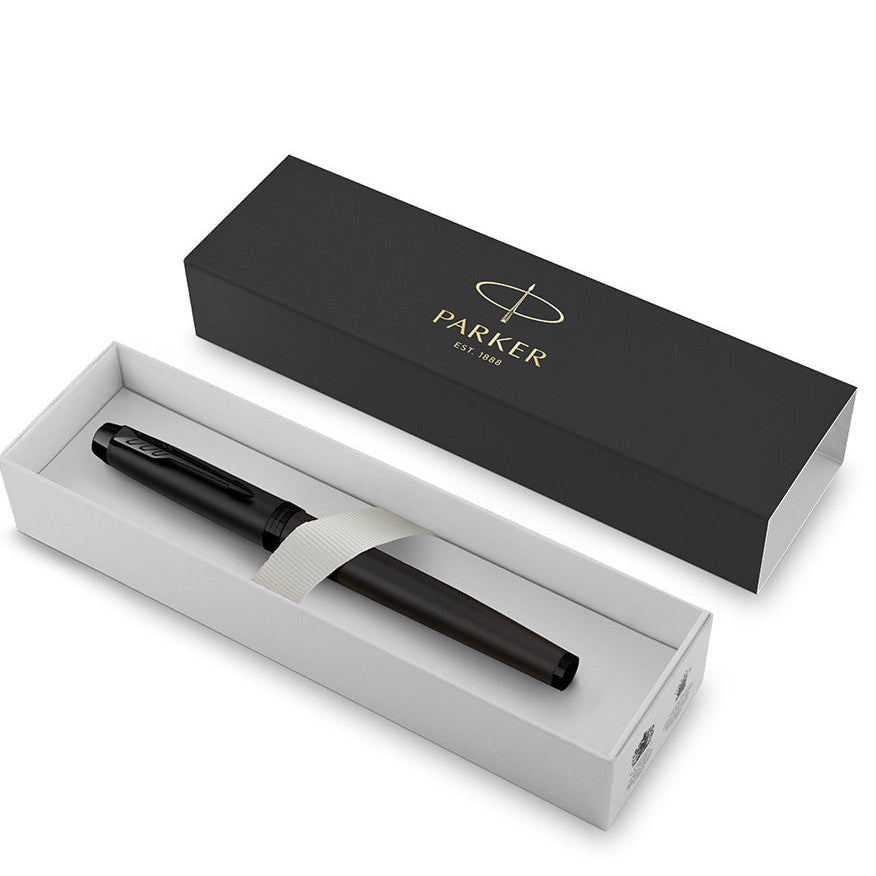 Parker IM Achromatic Fountain Pen Matte Black