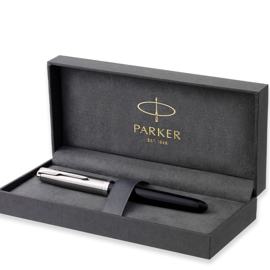 Parker 51 Fountain Pen Black Chrome Trim