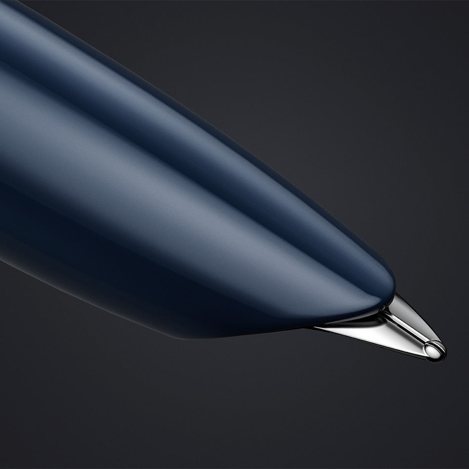Parker 51 Fountain Pen Midnight Blue Chrome Trim