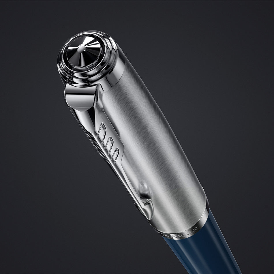 Parker 51 Fountain Pen Midnight Blue Chrome Trim