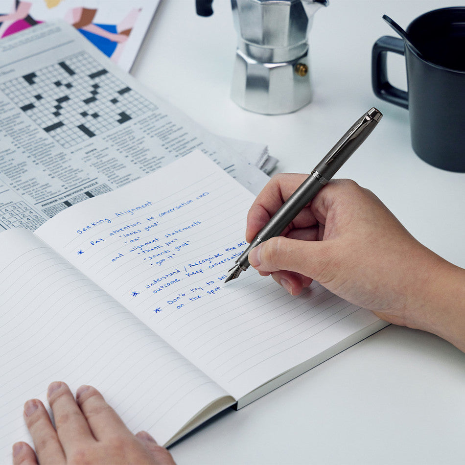 Parker IM Monochrome Titanium Fountain Pen