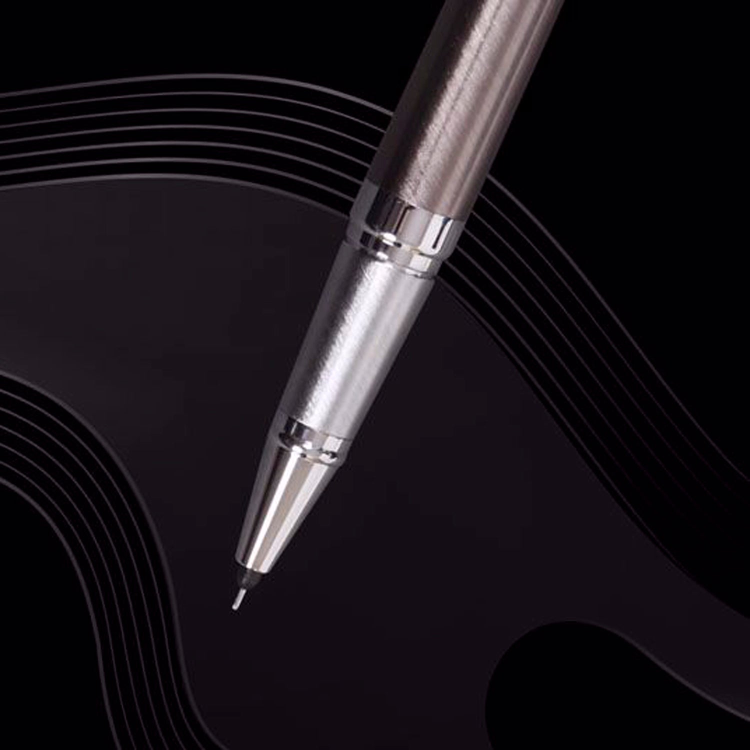 Parker Ambient Gun Metal CT Roller Ball Pen