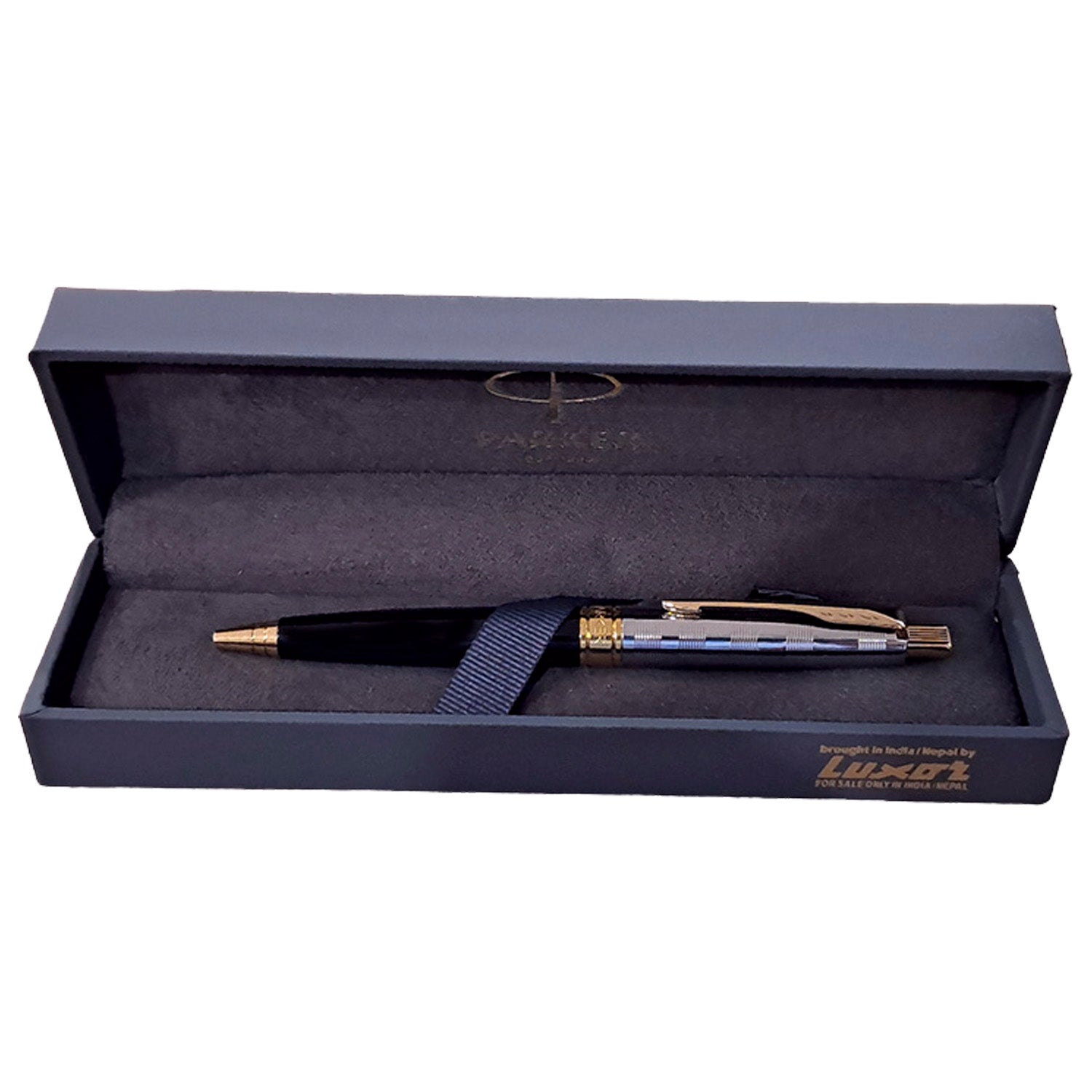 Parker Premium Aster Deluxe Black/Chrome GT Ballpoint Pen