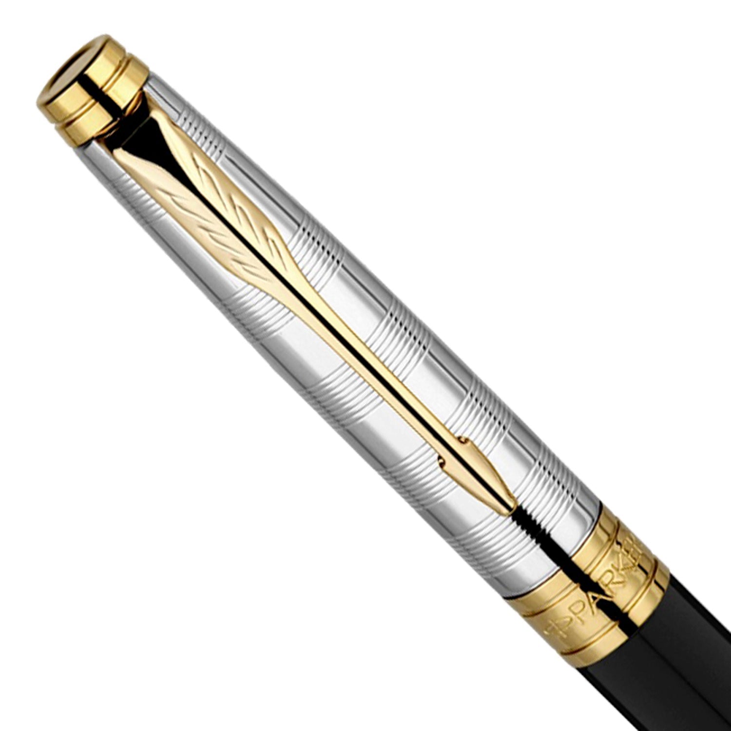 Parker Premium Aster Deluxe Black/Chrome GT Fountain Pen