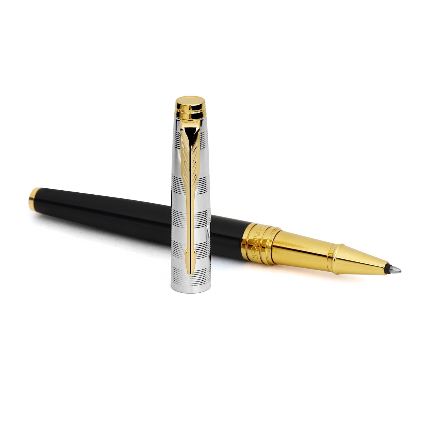 Parker Premium Aster Deluxe Black/Chrome GT Roller Ball Pen