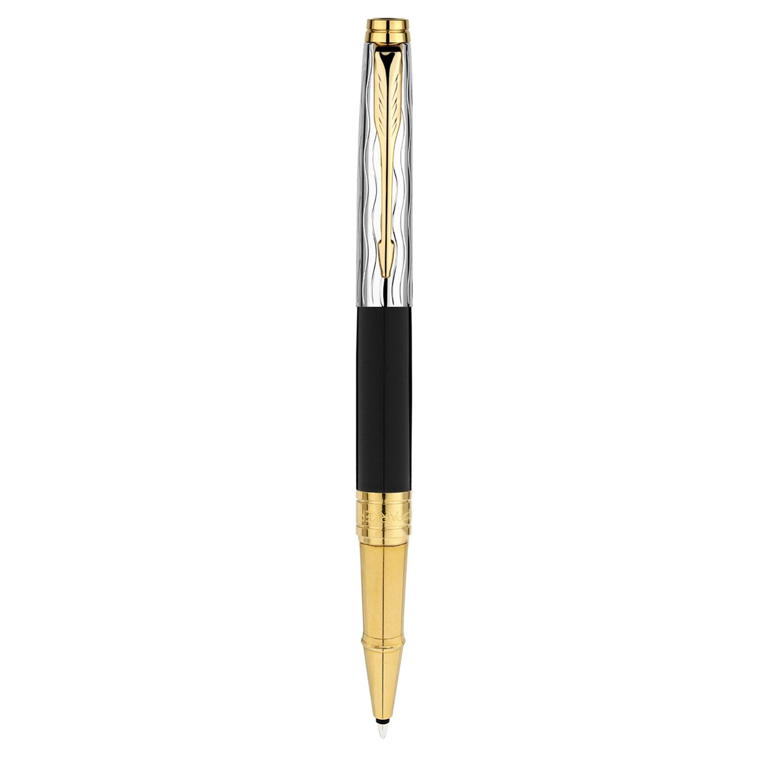 Parker Premium Aster Essential Black/Chrome GT Roller Ball Pen