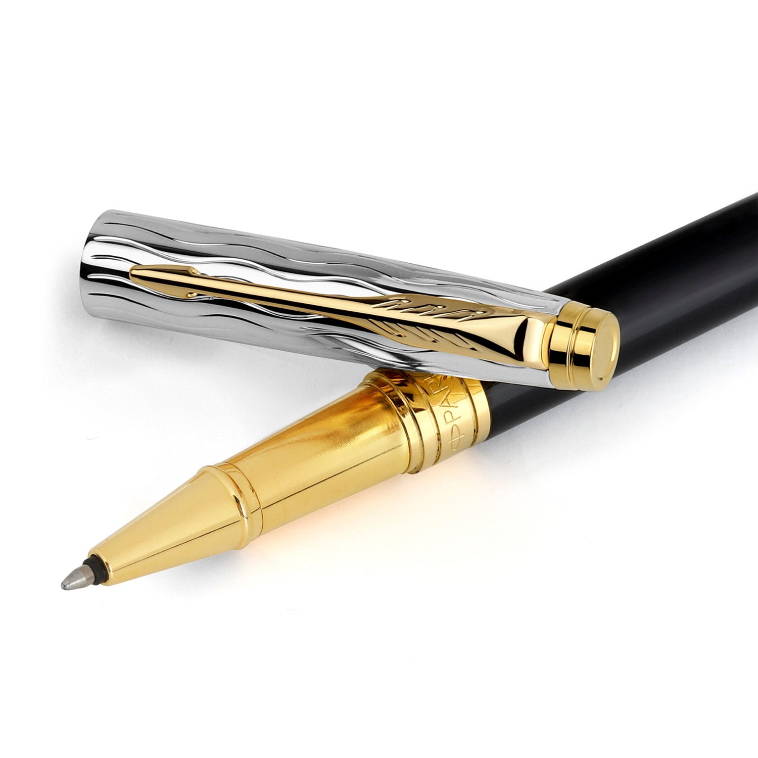 Parker Premium Aster Essential Black/Chrome GT Roller Ball Pen