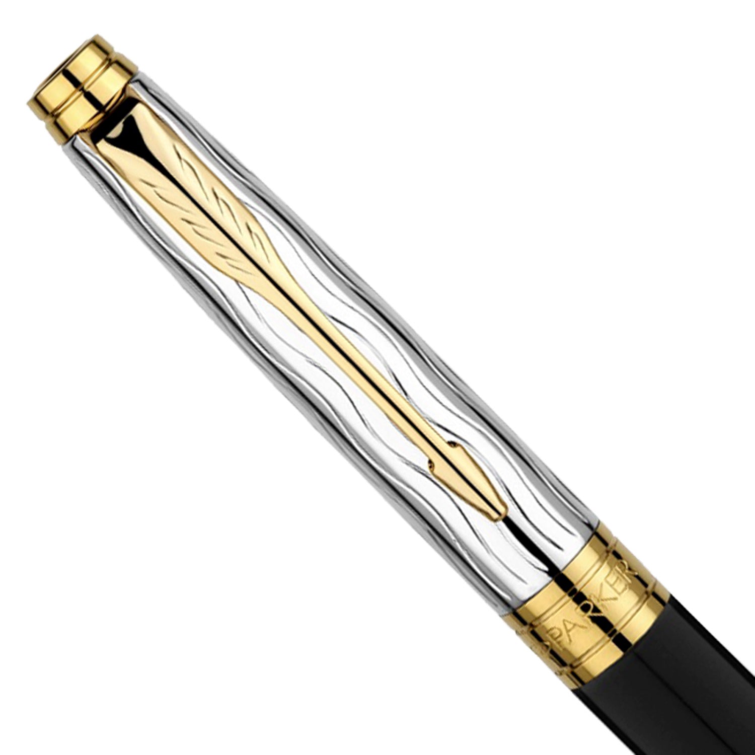 Parker Premium Aster Essential Black/Chrome GT Roller Ball Pen