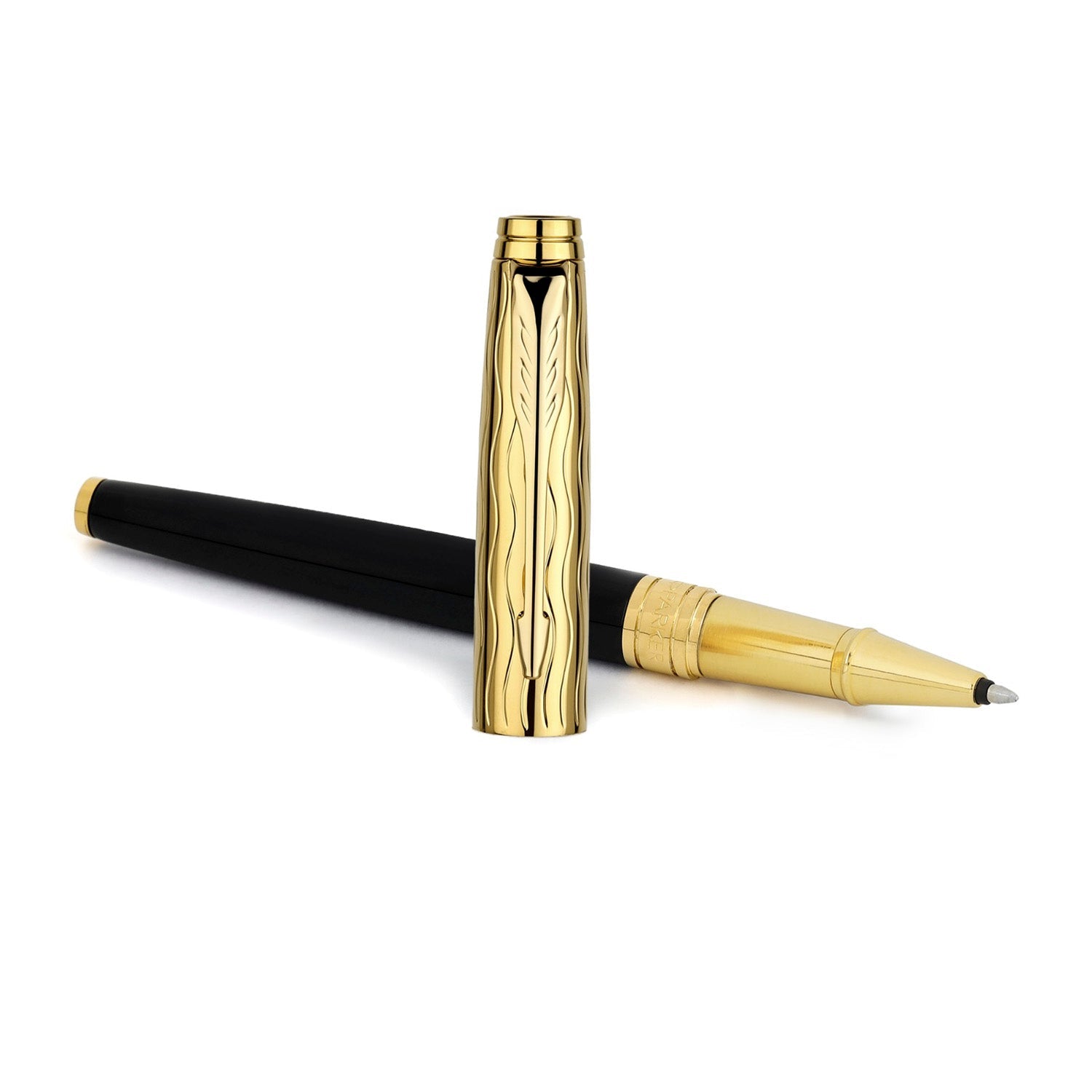 Parker Premium Aster Essential Black/Gold GT Roller Ball Pen