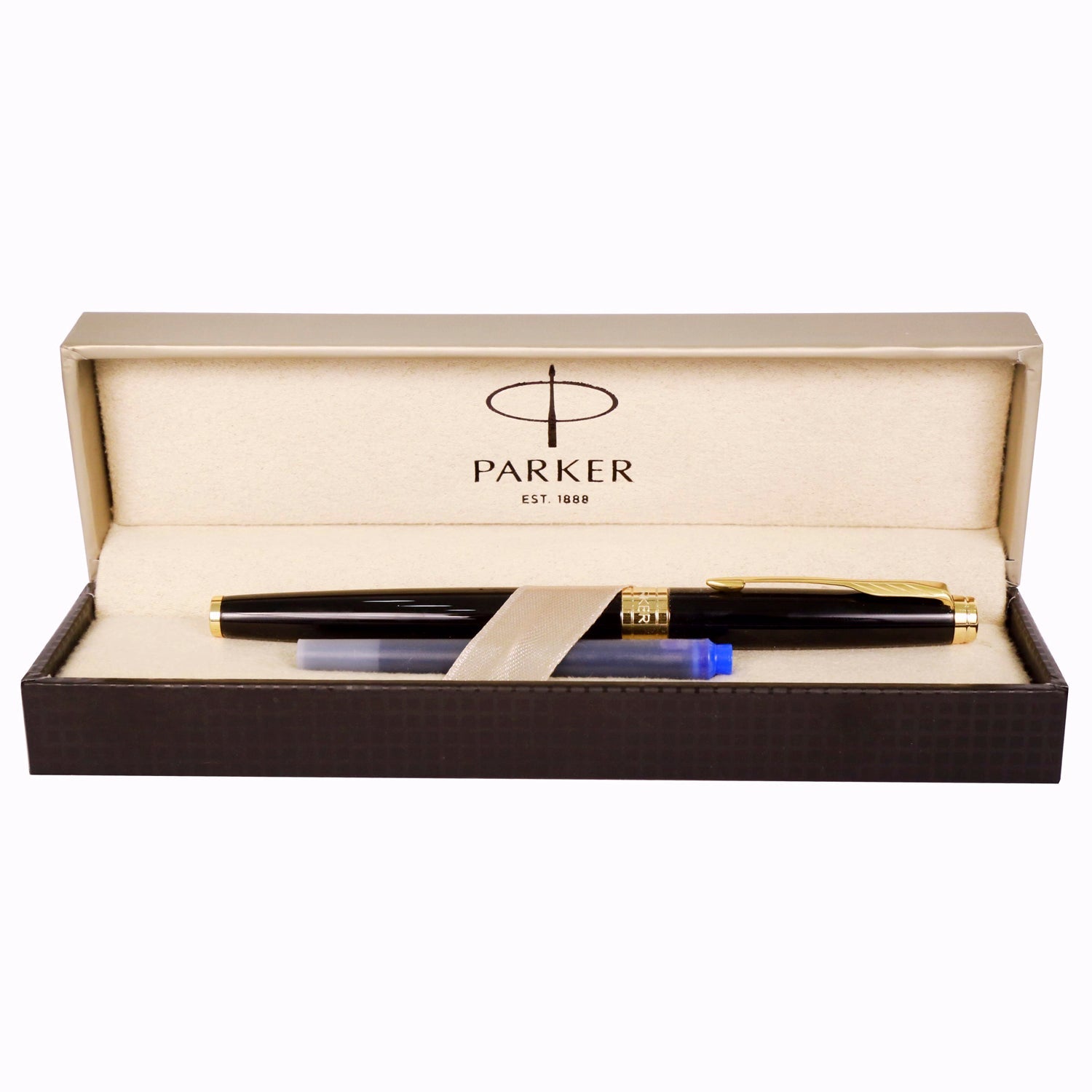 Parker Aster Lacquer Black GT Fountain Pen