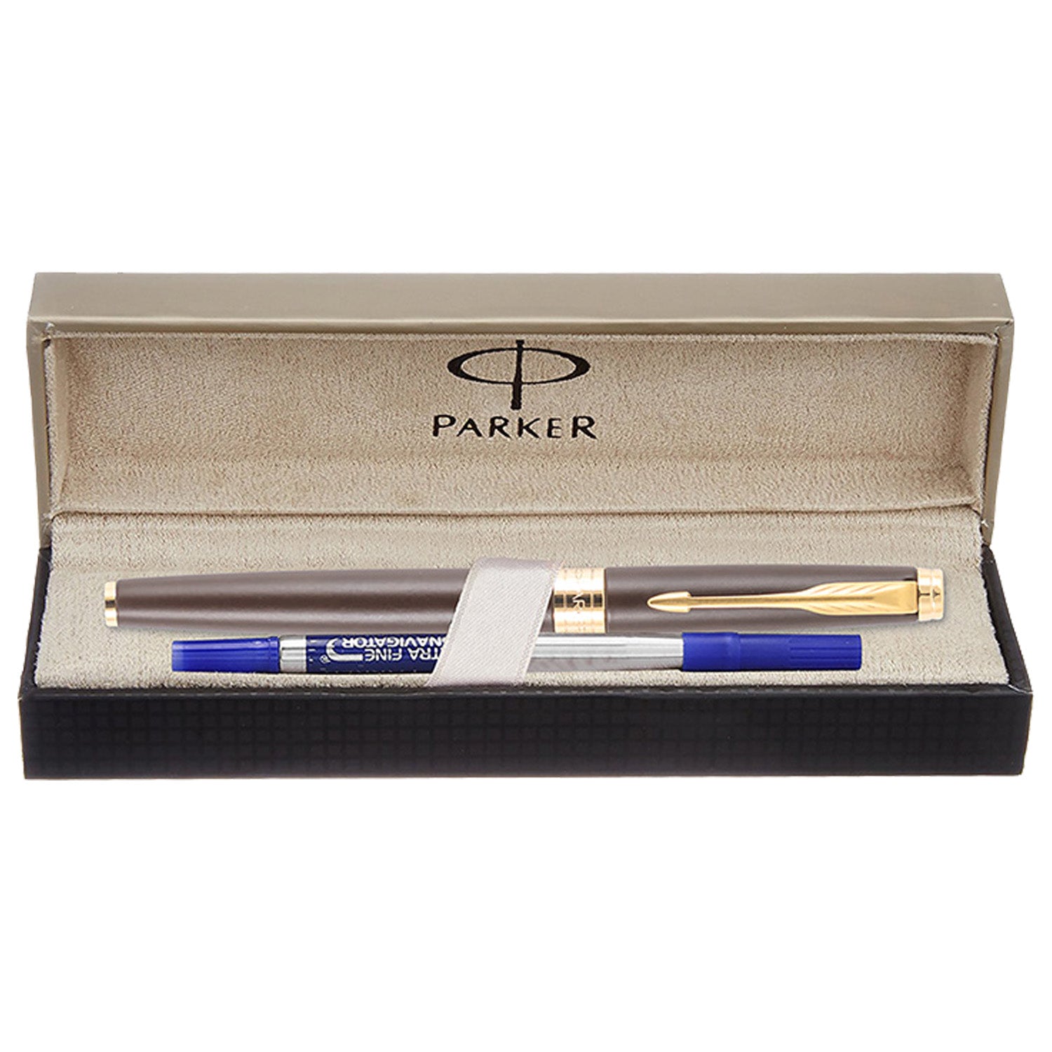 Parker Premium Aster Lacque Brown GT Roller Ball Pen