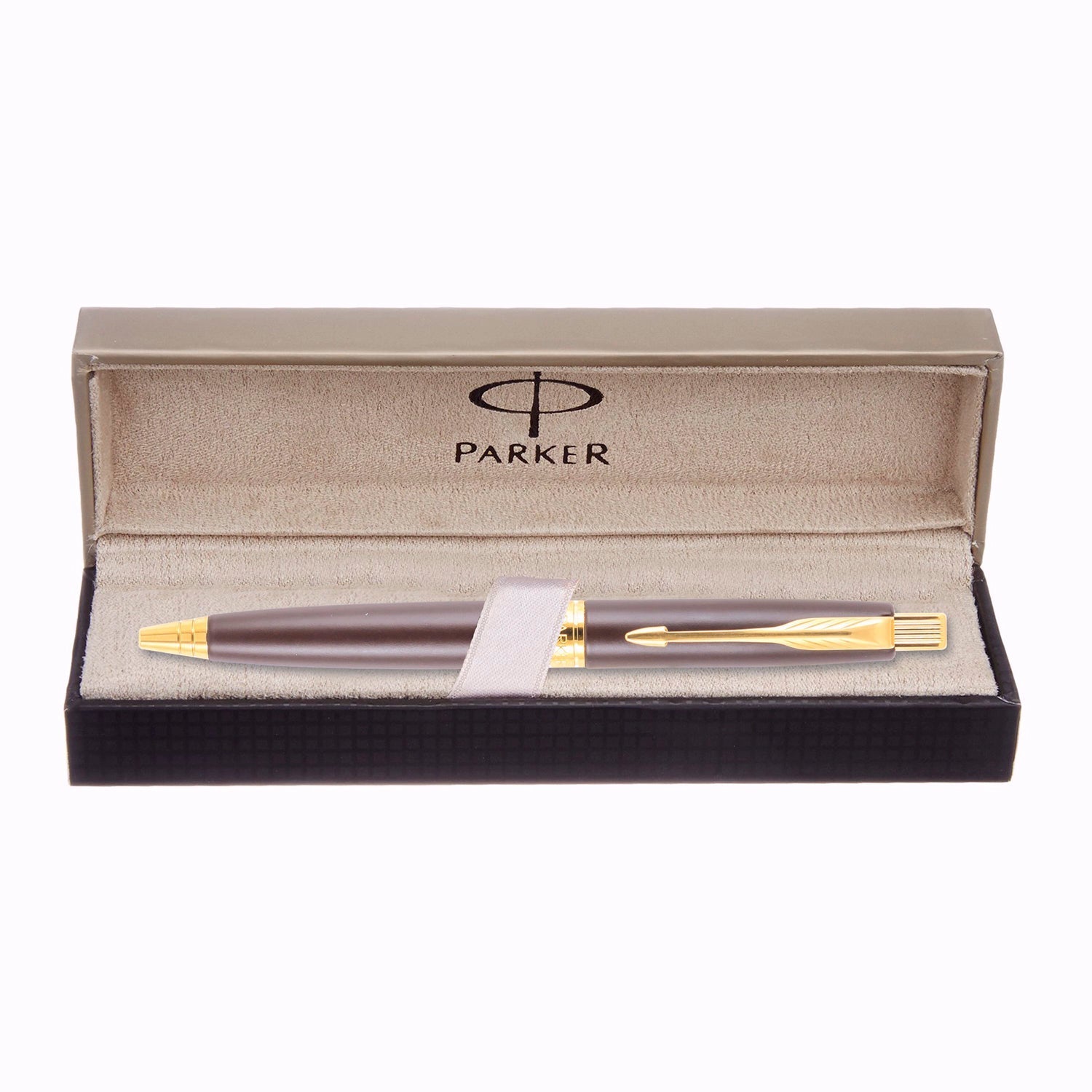 Parker Aster Matte Brown GT Ballpoint Pen