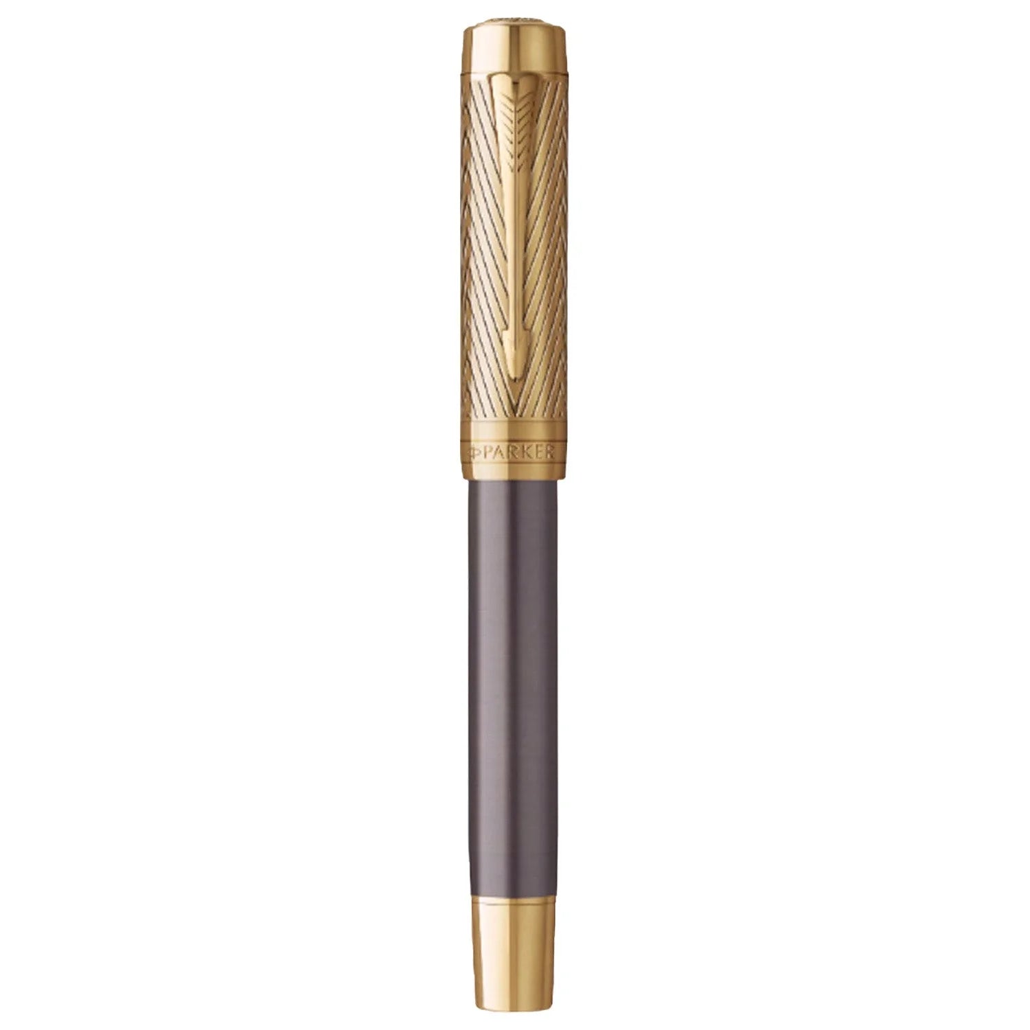 Parker Duofold Pioneers Collection Fountain Pen Grey with Gold Trim Fine