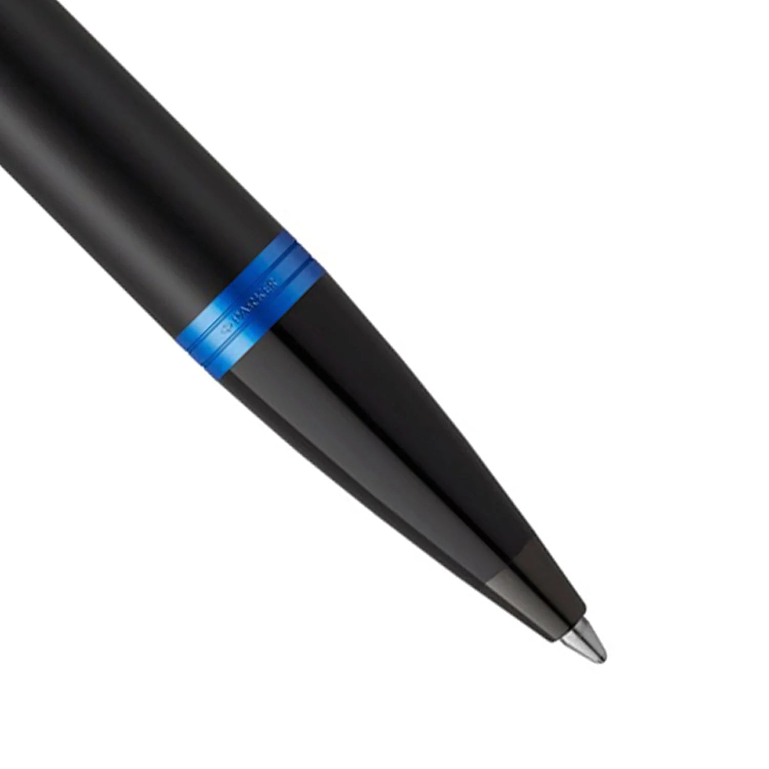 Parker IM Vibrant Rings Ballpoint Pen Black & Marine Blue