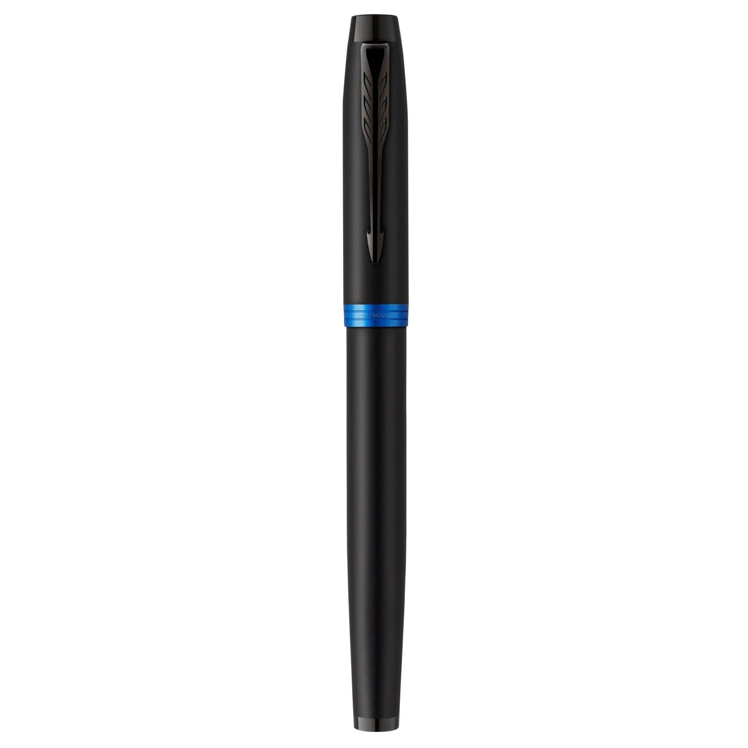 Parker IM Vibrant Rings Rollerball Pen Black & Marine Blue