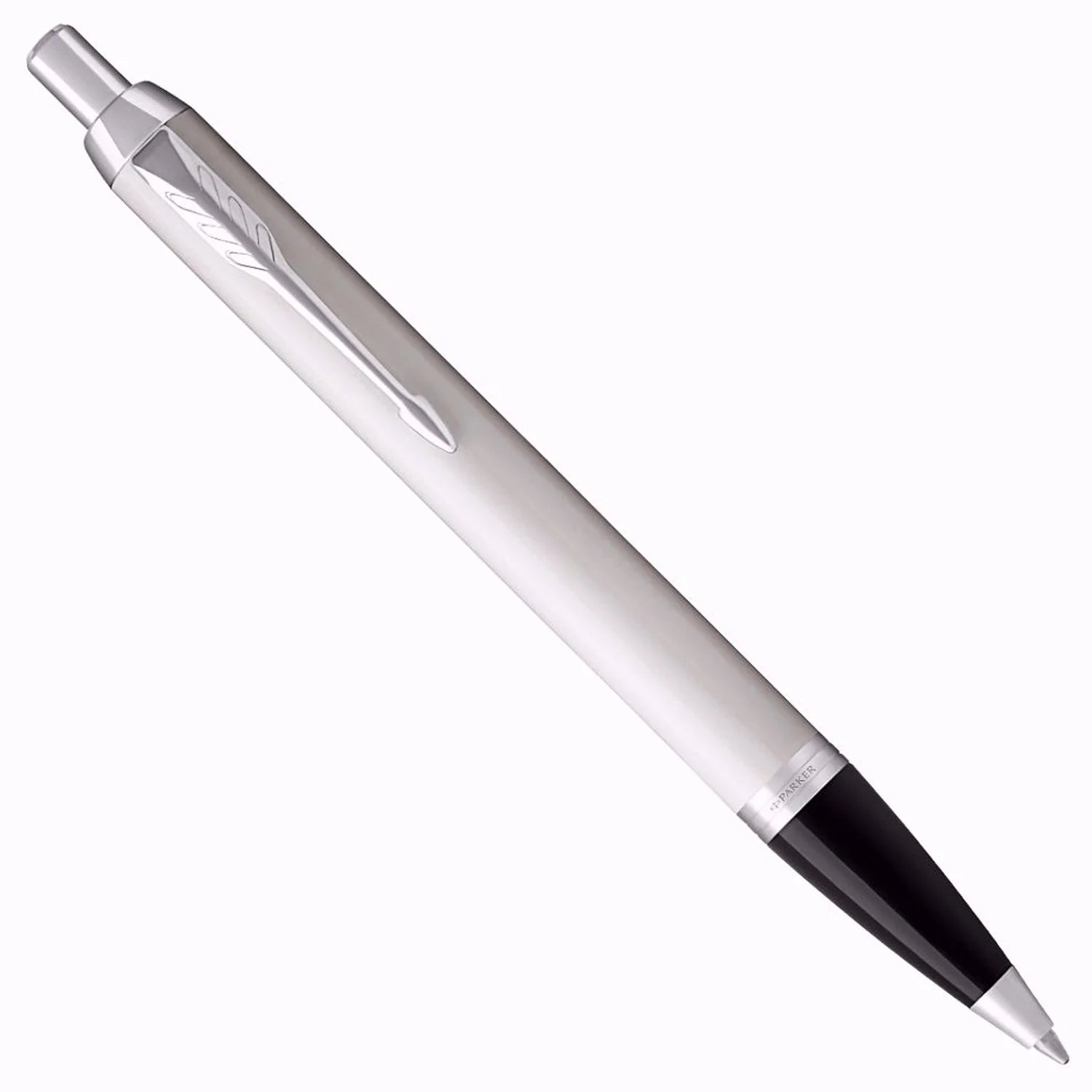 Parker IM Ballpoint Pen Brushed Metal with Chrome Trim