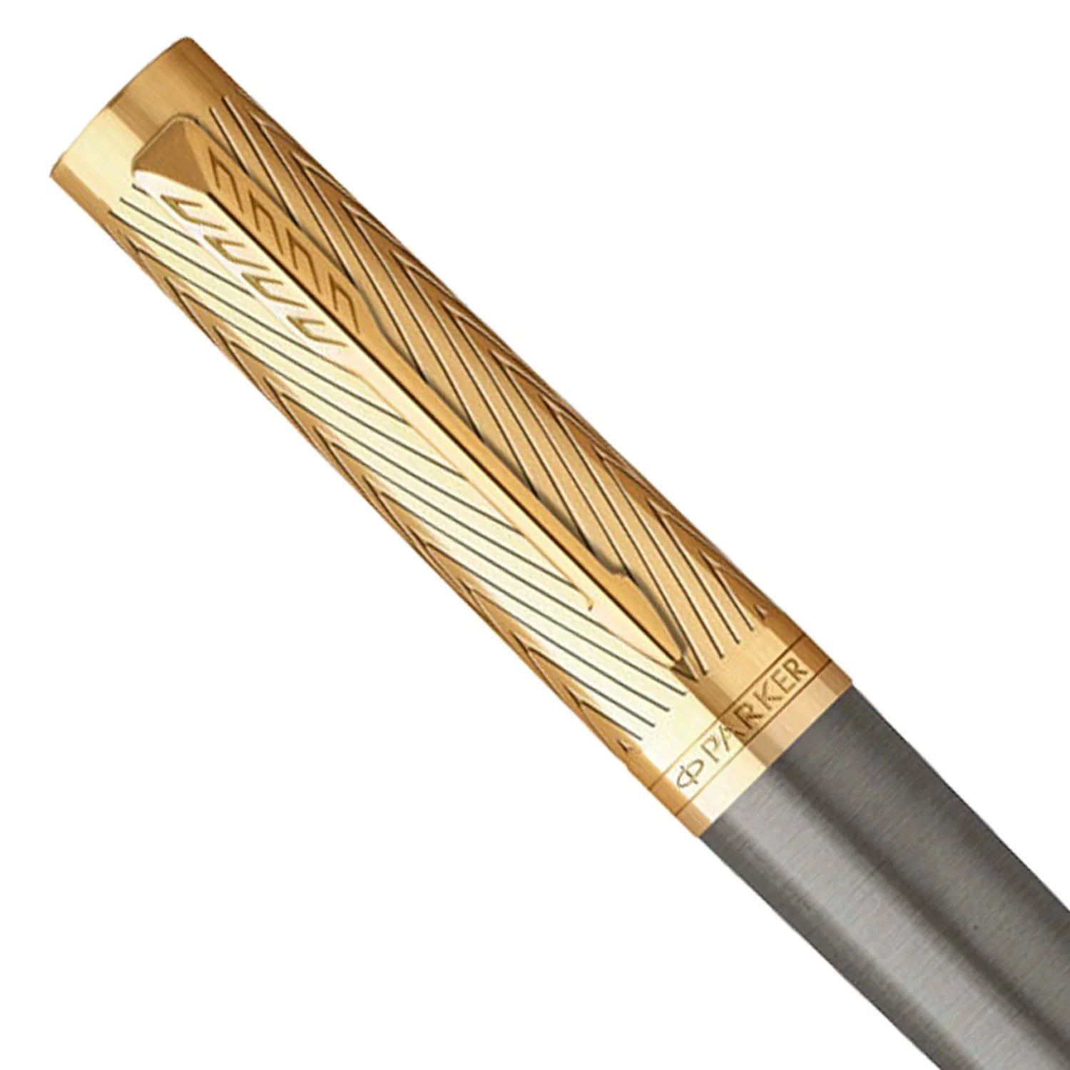 Parker Ingenuity Pioneers Collection Ballpoint Pen Grey with Gold Trim