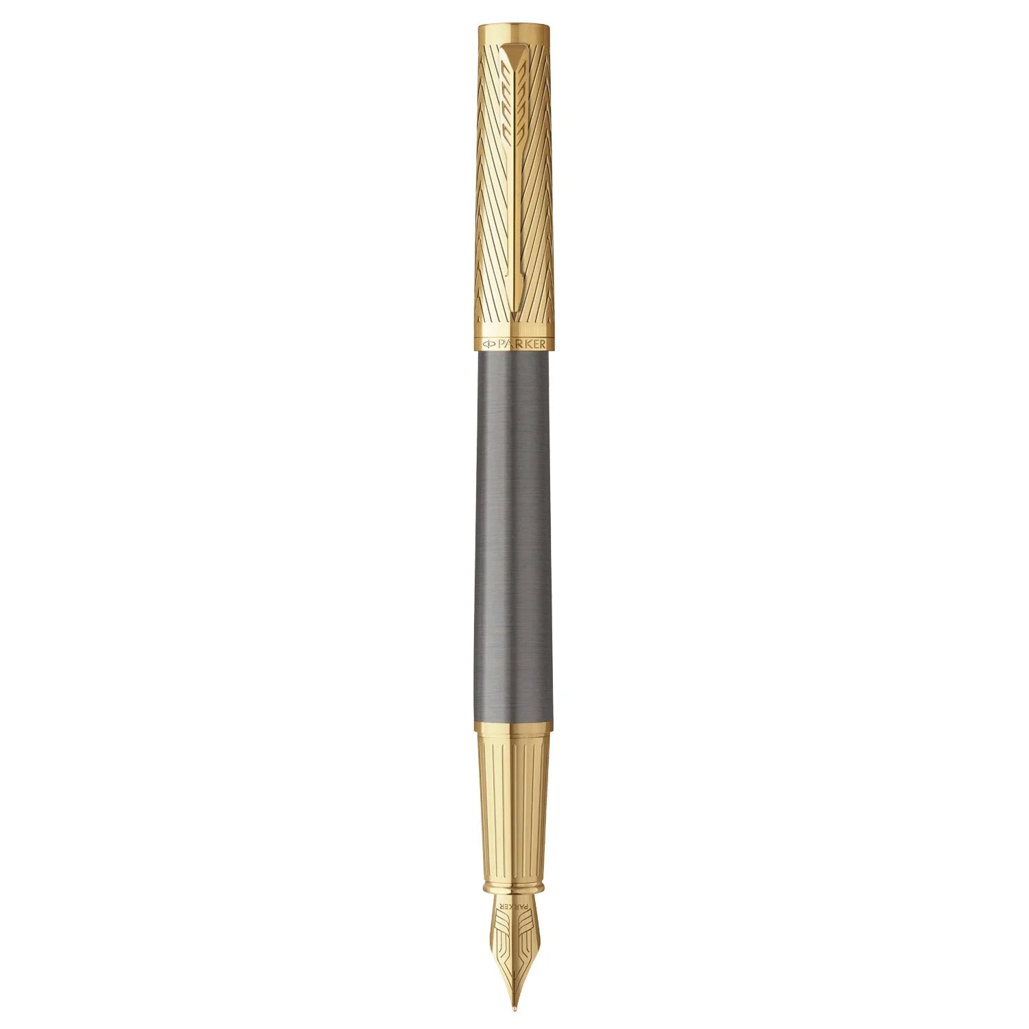 Parker Ingenuity Pioneers Collection Fountain Pen Grey with Gold Trim