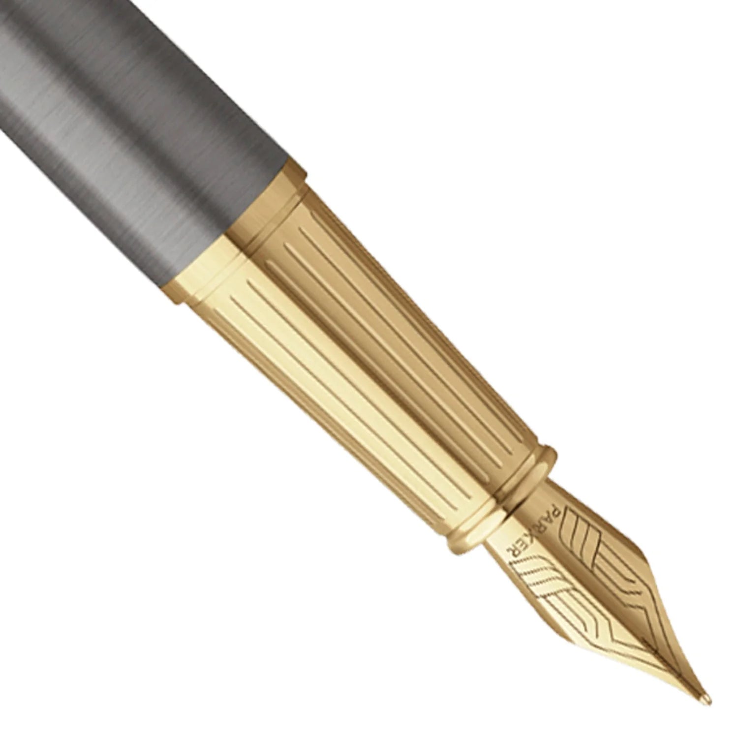 Parker Ingenuity Pioneers Collection Fountain Pen Grey with Gold Trim